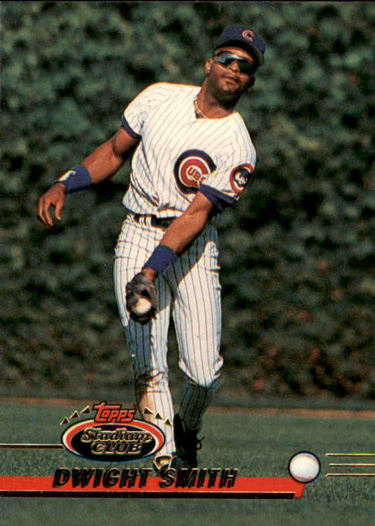 1993 Stadium Club #278 Dwight Smith VG Chicago Cubs 