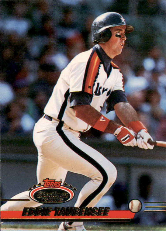 1993 Stadium Club #329 Eddie Taubensee VG Houston Astros 