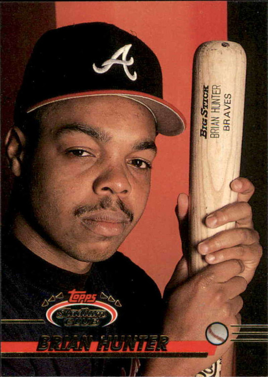 1993 Stadium Club #491 Brian Hunter VG Atlanta Braves 