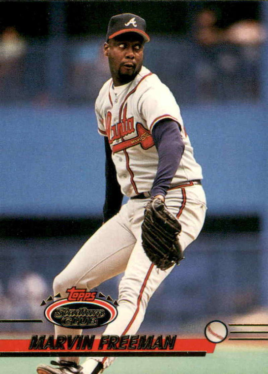 1993 Stadium Club #309 Marvin Freeman VG Atlanta Braves 