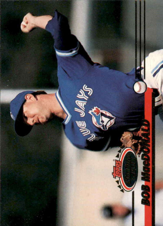 1993 Stadium Club #434 Bob MacDonald VG Toronto Blue Jays 