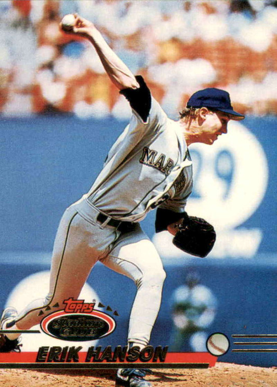 1993 Stadium Club #423 Erik Hanson VG Seattle Mariners 