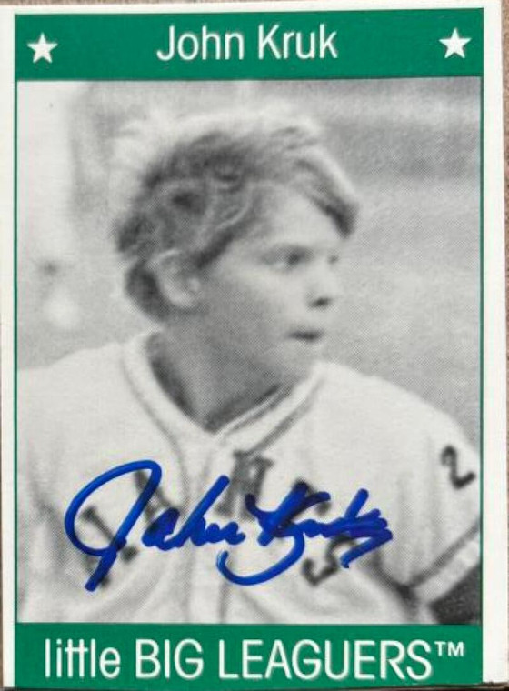 John Kruk Autographed 1991 More Little Big Leaguers #NNO