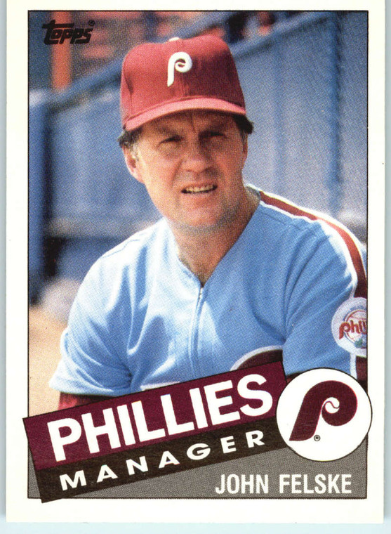 1985 Topps Traded #33T John Felske MG NM-MT Philadelphia Phillies 