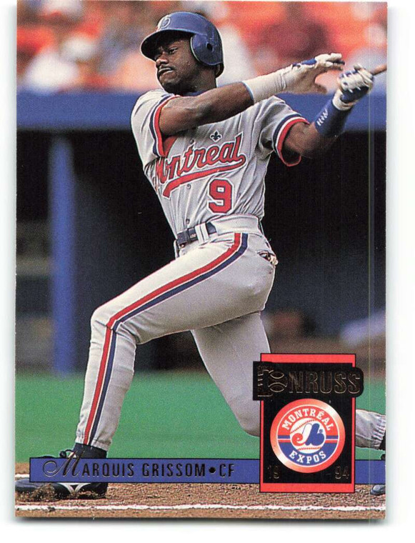 1994 Donruss #37 Marquis Grissom VG Montreal Expos 