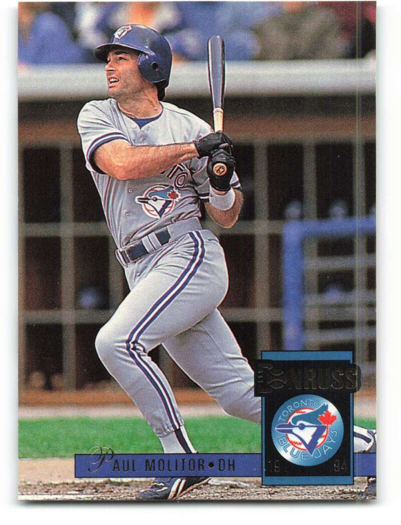 1994 Donruss #24 Paul Molitor VG Toronto Blue Jays 