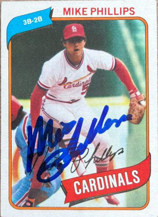 Mike Phillips Autographed 1980 Topps #439