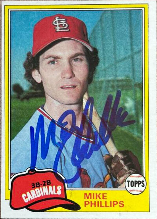 Mike Phillips Autographed 1981 Topps #113