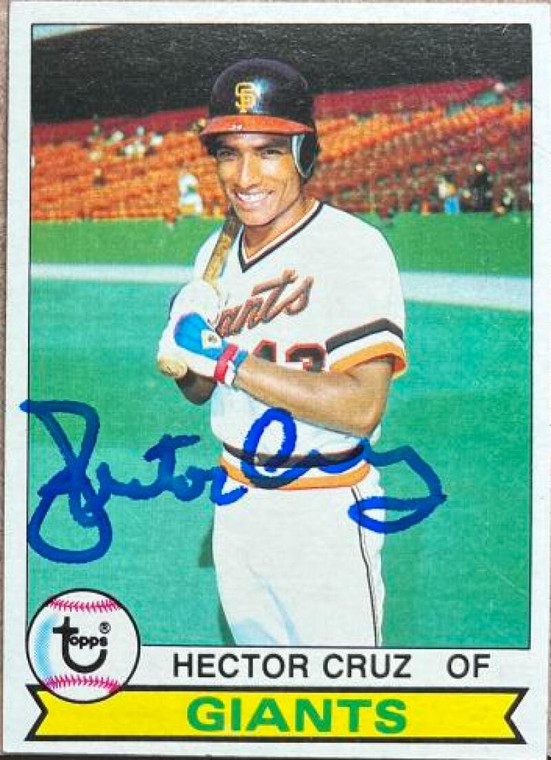 Hector Cruz Autographed 1979 Topps #436