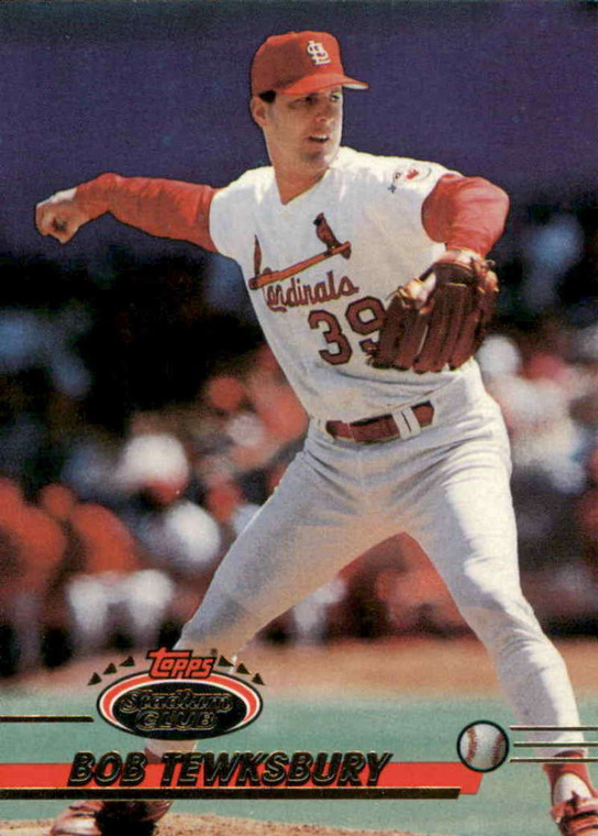 1993 Stadium Club #341 Bob Tewksbury VG St. Louis Cardinals 
