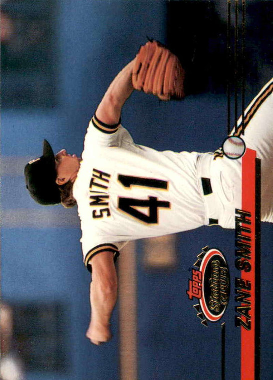 1993 Stadium Club #343 Zane Smith VG Pittsburgh Pirates 