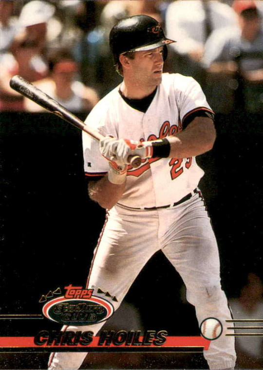 1993 Stadium Club #345 Chris Hoiles VG Baltimore Orioles 