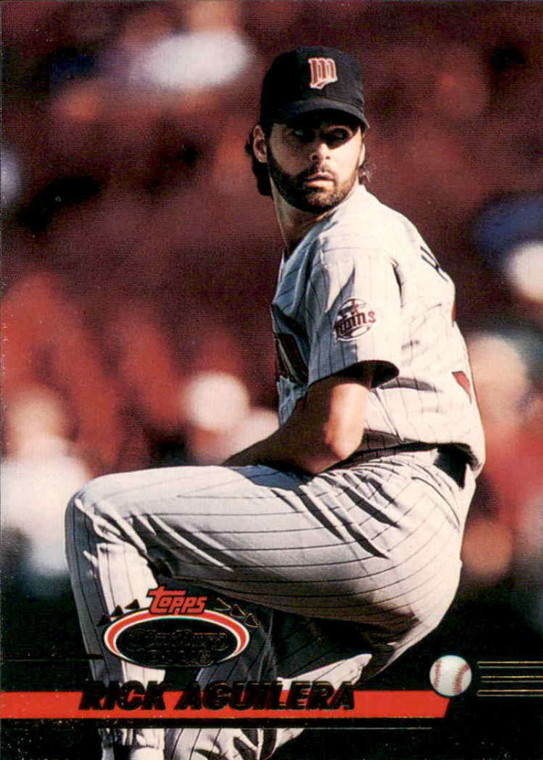 1993 Stadium Club #354 Rick Aguilera VG Minnesota Twins 