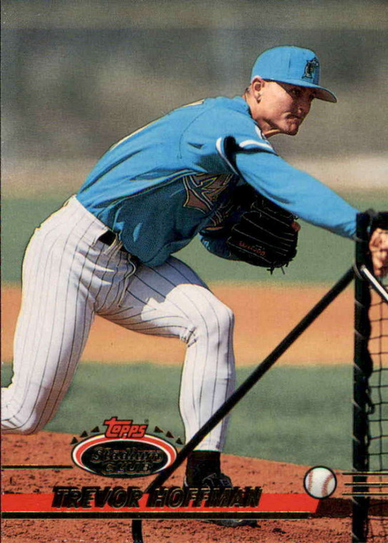 1993 Stadium Club #451 Trevor Hoffman VG Florida Marlins 