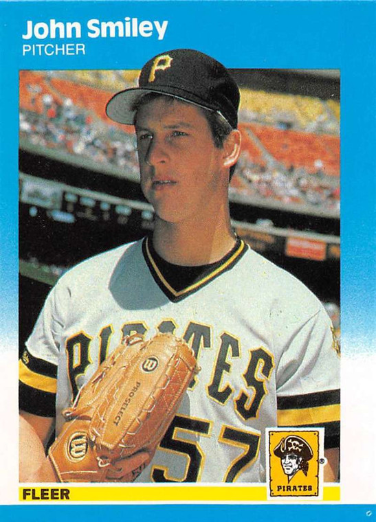 1987 Fleer Update #U-110 John Smiley NM-MT RC Rookie Pittsburgh Pirates 