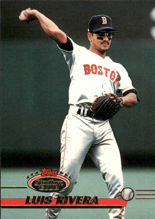 1993 Stadium Club #533 Luis Rivera VG Boston Red Sox 