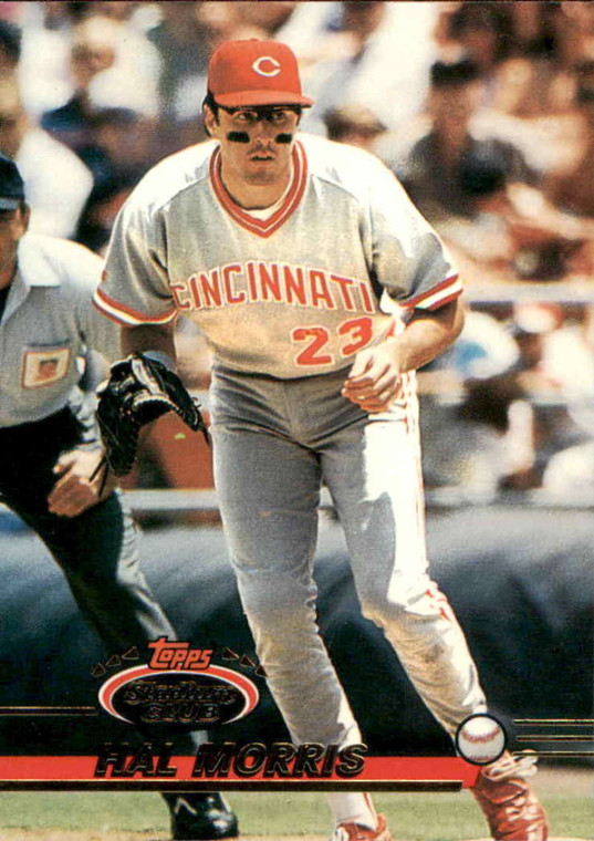 1993 Stadium Club #534 Hal Morris VG Cincinnati Reds 