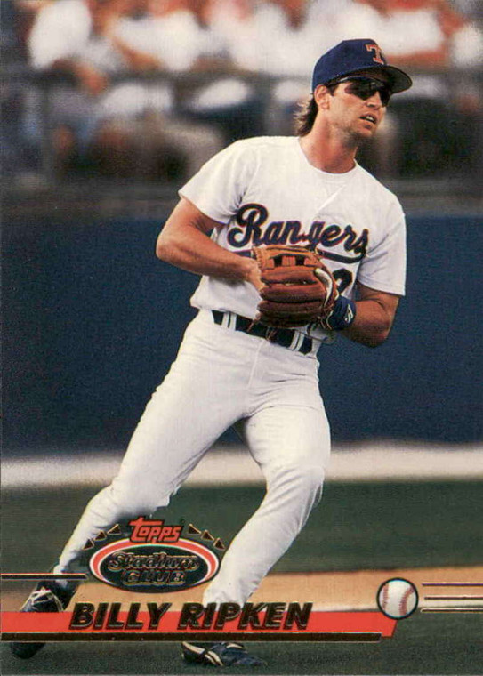 1993 Stadium Club #603 Billy Ripken VG Texas Rangers 