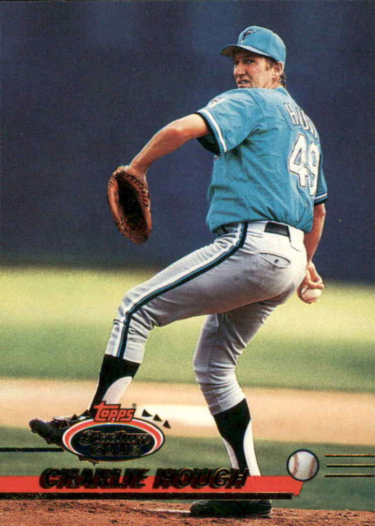 1993 Stadium Club #610 Charlie Hough VG Florida Marlins 