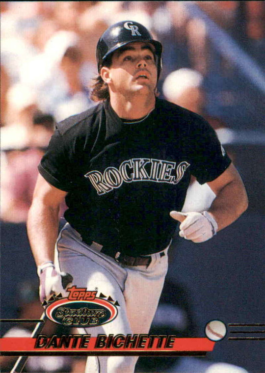 1993 Stadium Club #616 Dante Bichette VG Colorado Rockies 