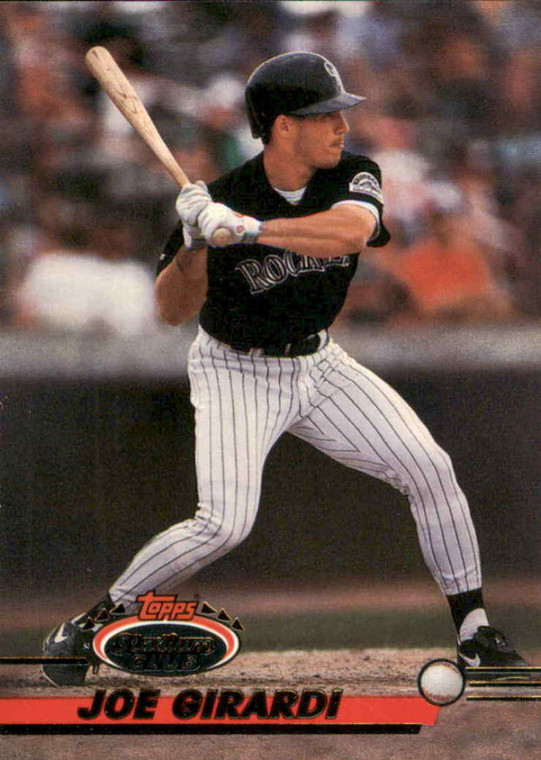 1993 Stadium Club #620 Joe Girardi VG Colorado Rockies 