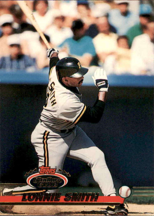 1993 Stadium Club #658 Lonnie Smith VG Pittsburgh Pirates 