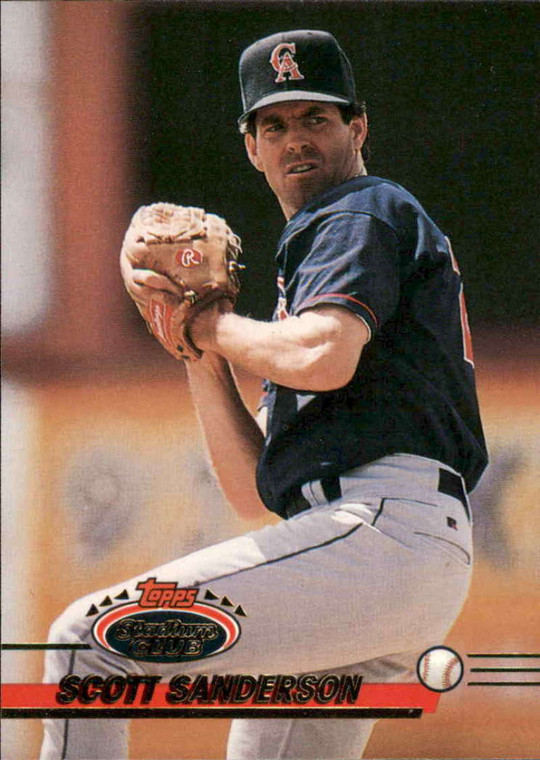 1993 Stadium Club #679 Scott Sanderson VG California Angels 