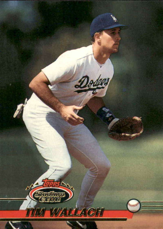1993 Stadium Club #686 Tim Wallach VG Los Angeles Dodgers 