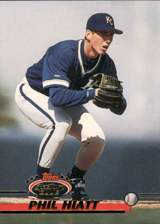 1993 Stadium Club #695 Phil Hiatt VG Kansas City Royals 