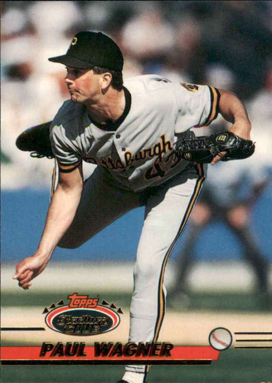 1993 Stadium Club #710 Paul Wagner VG Pittsburgh Pirates 