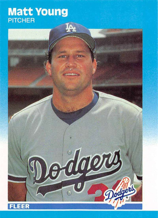 1987 Fleer Update #U-131 Matt Young NM-MT Los Angeles Dodgers 