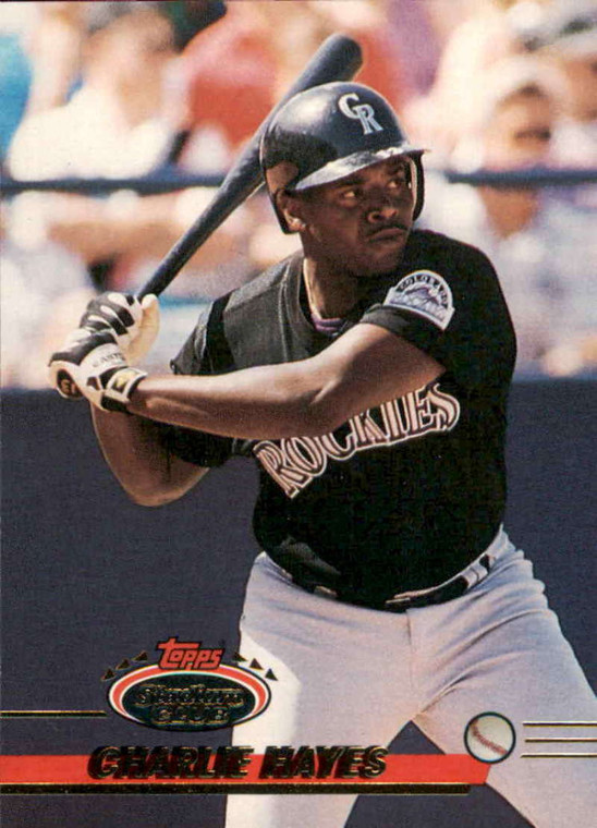 1993 Stadium Club #743 Charlie Hayes VG Colorado Rockies 