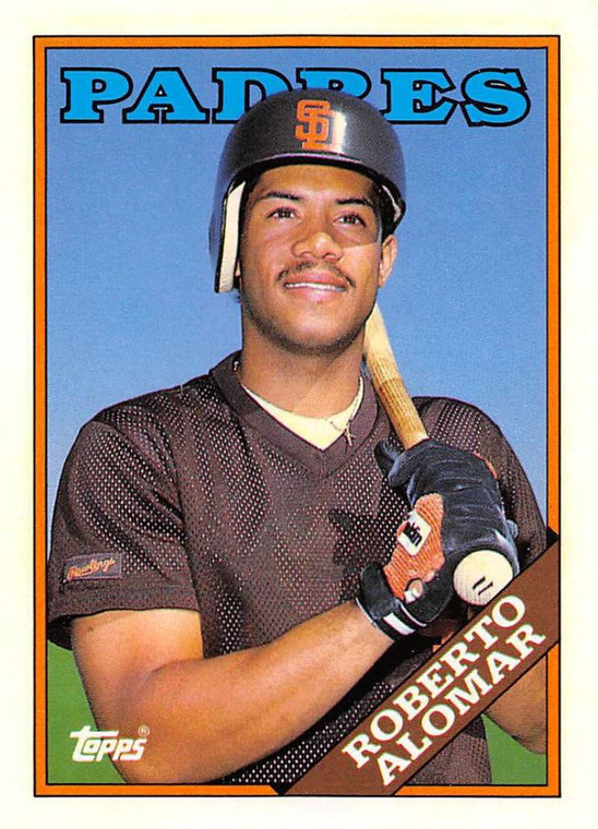 1988 Topps Traded #4T Roberto Alomar NM-MT RC Rookie San Diego Padres 