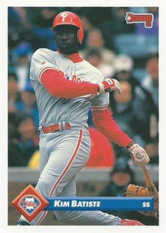 1993 Donruss #148 Kim Batiste VG Philadelphia Phillies 