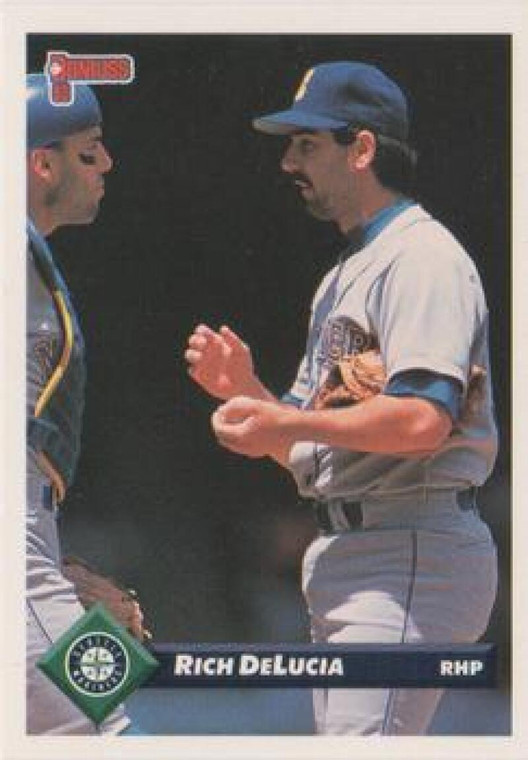 1993 Donruss #185 Rich DeLucia VG Seattle Mariners 