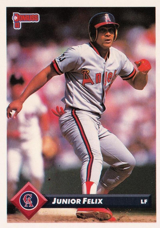 1993 Donruss #197 Junior Felix VG California Angels 