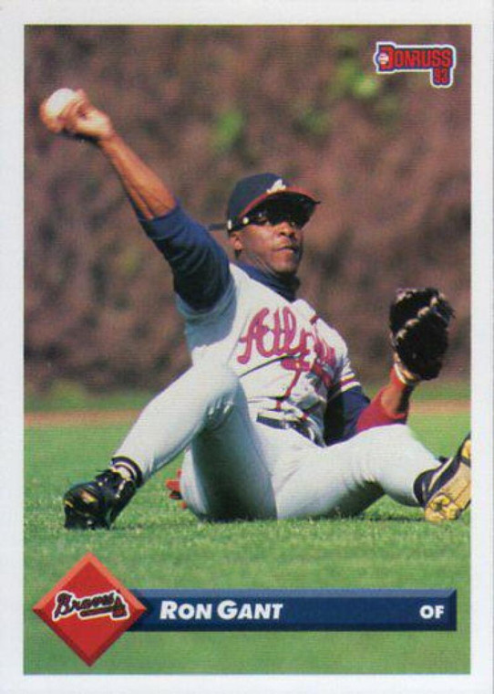 1993 Donruss #210 Ron Gant VG Atlanta Braves 