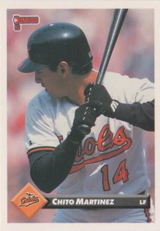 1993 Donruss #221 Chito Martinez VG Baltimore Orioles 