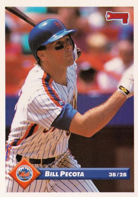 1993 Donruss #248 Bill Pecota VG New York Mets 