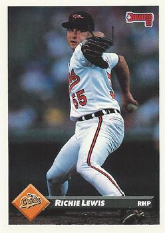 1993 Donruss #265 Richie Lewis VG RC Rookie Baltimore Orioles 