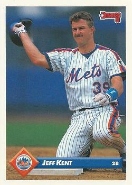 1993 Donruss #302 Jeff Kent VG New York Mets 