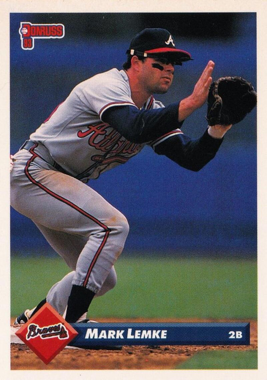 1993 Donruss #316 Mark Lemke VG Atlanta Braves 