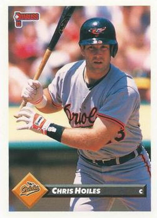 1993 Donruss #323 Chris Hoiles VG Baltimore Orioles 