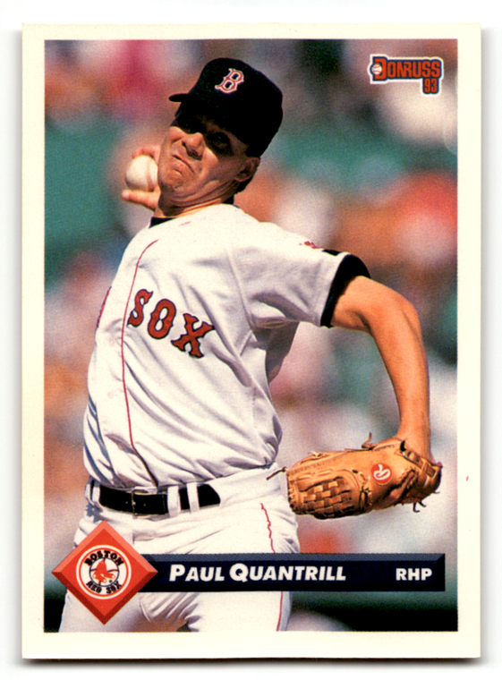 1993 Donruss #327 Paul Quantrill VG Boston Red Sox 