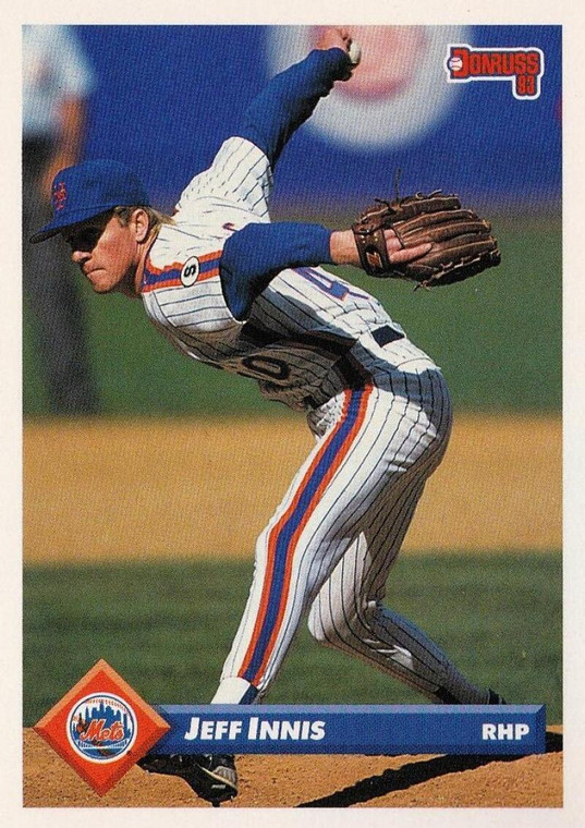 1993 Donruss #330 Jeff Innis VG New York Mets 