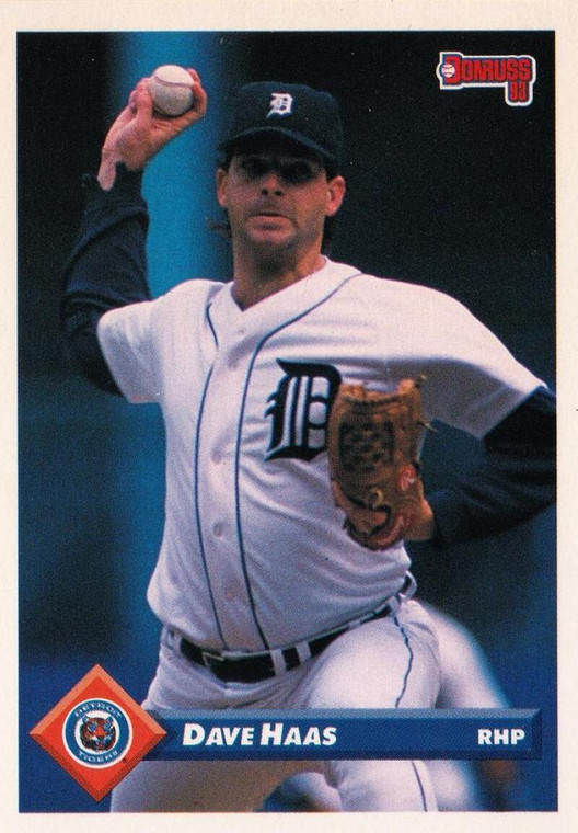 1993 Donruss #335 Dave Haas VG Detroit Tigers 