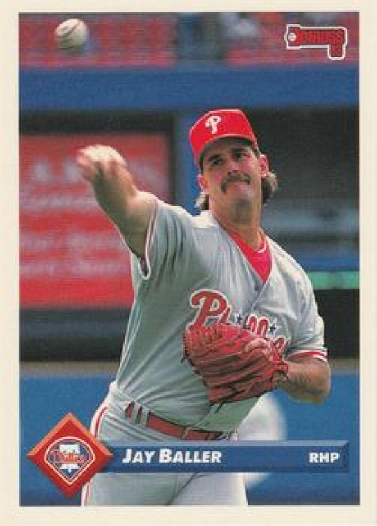 1993 Donruss #356 Jay Baller VG Philadelphia Phillies 