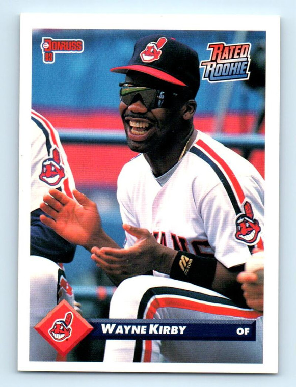 1993 Donruss #380 Wayne Kirby VG Cleveland Indians 