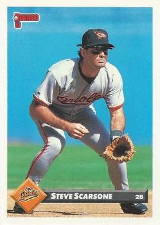 1993 Donruss #381 Steve Scarsone VG Baltimore Orioles 