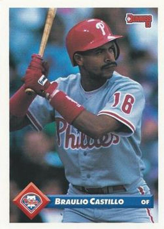 1993 Donruss #386 Braulio Castillo VG Philadelphia Phillies 